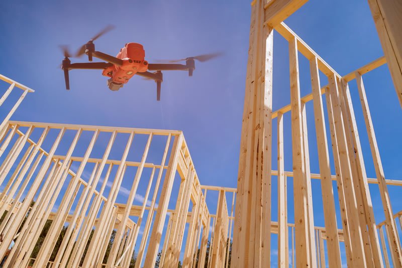 Construction inspection using drones