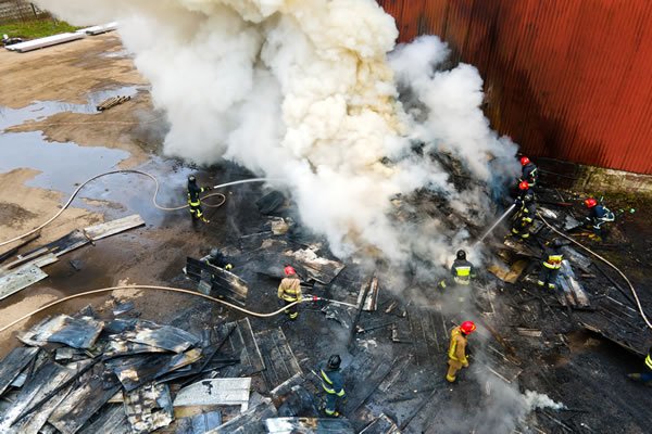 Firefighting and rescue using drones